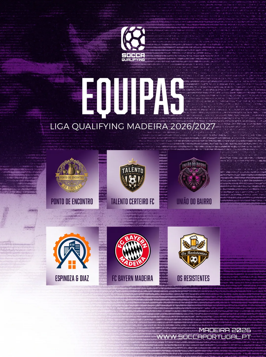 Equipas Qualificacao | SOCCA Portugal Madeira