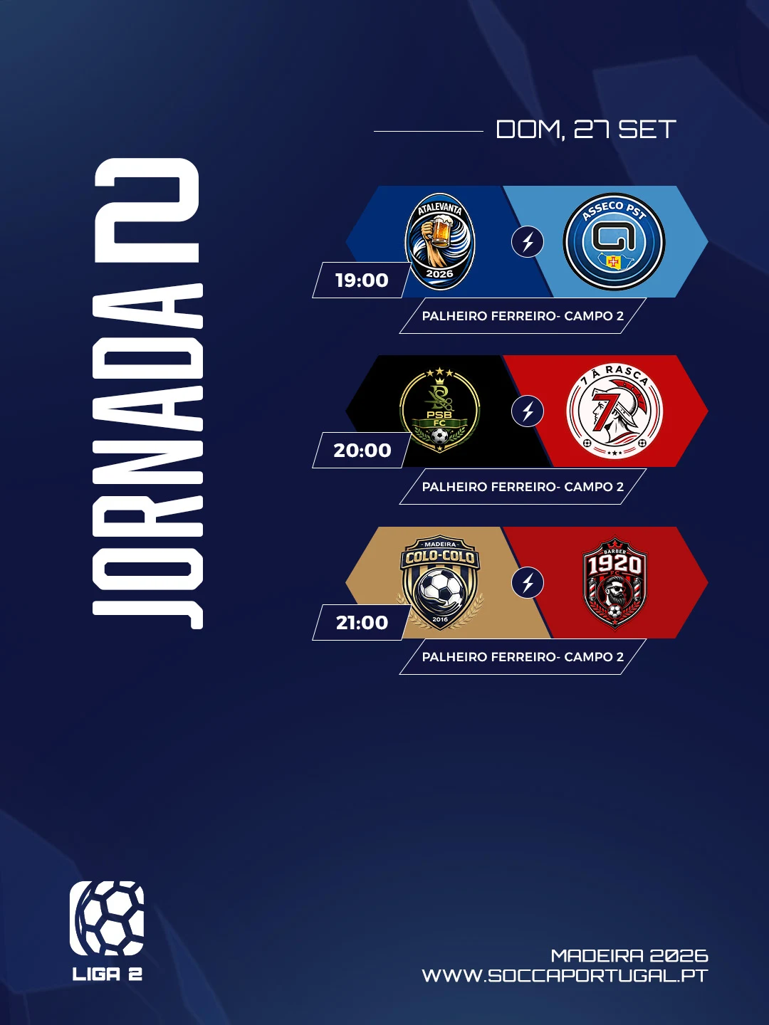 Jornada Liga2 | SOCCA Portugal Madeira