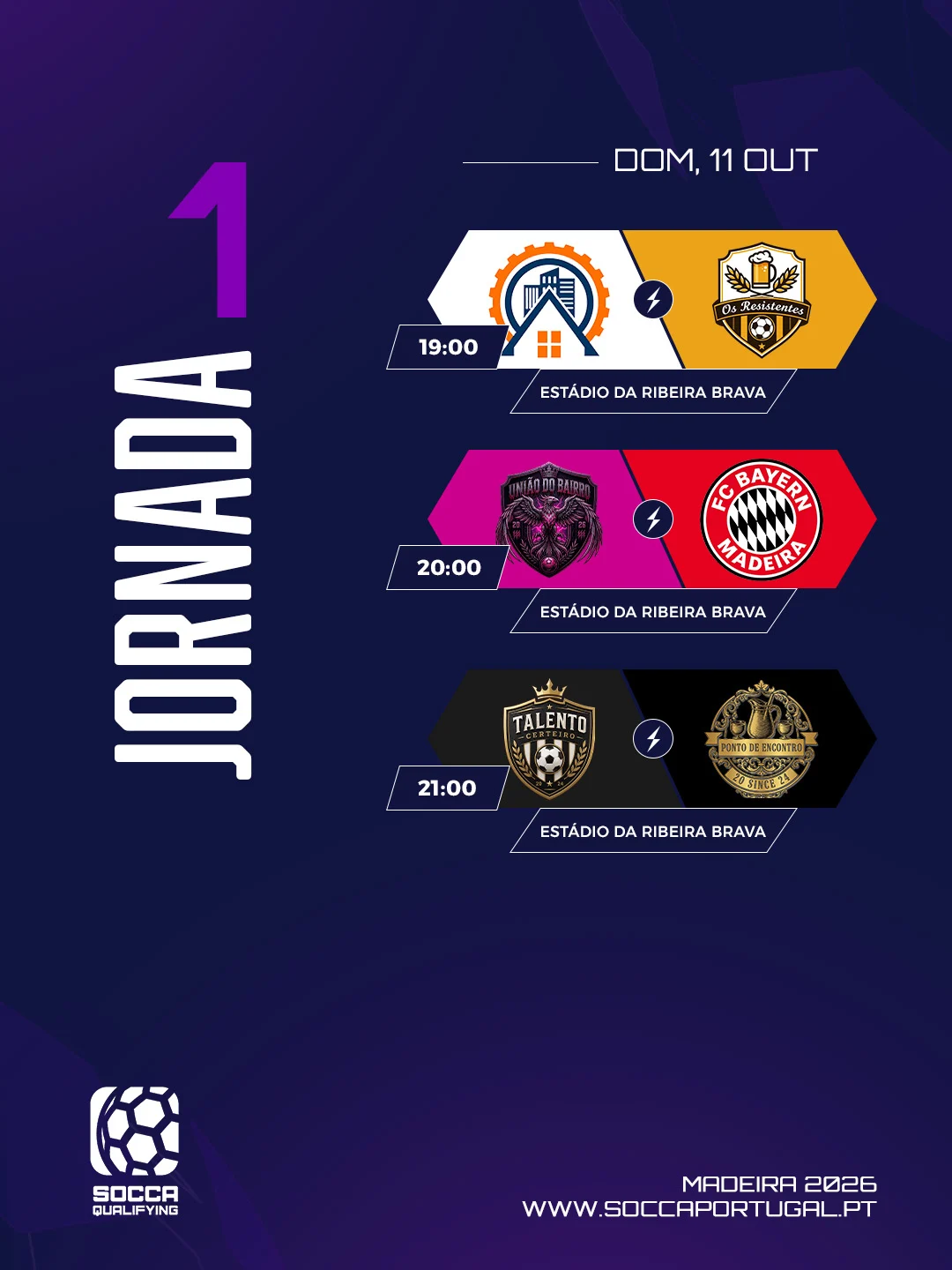 Jornada Qualificacao | SOCCA Portugal Madeira