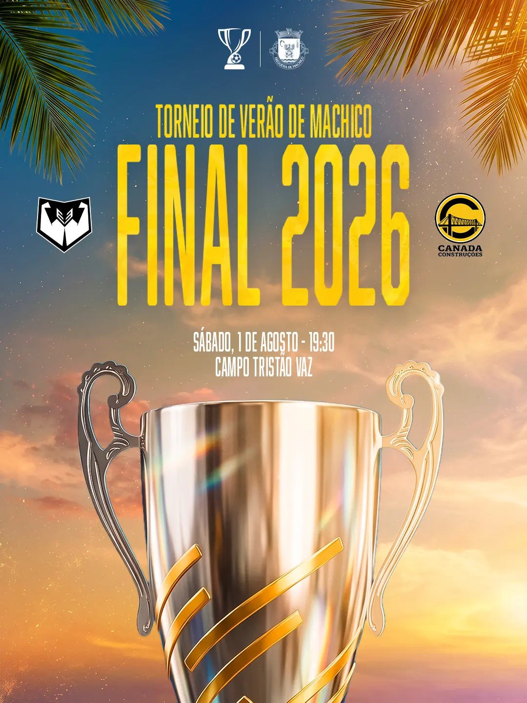 Poster Final Dourado | Machico Summer Tournament