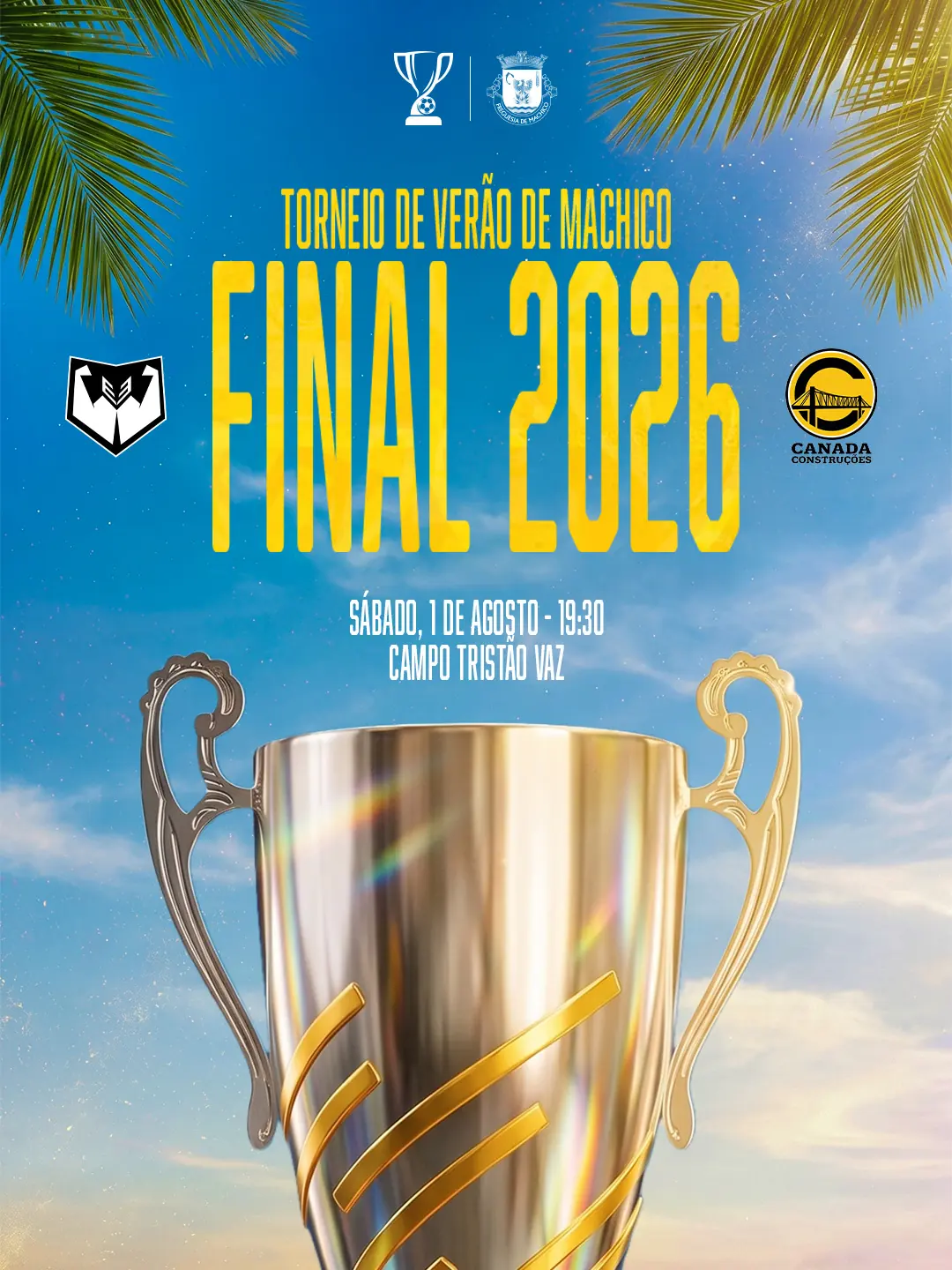 Poster Final Azul | Machico Summer Tournament