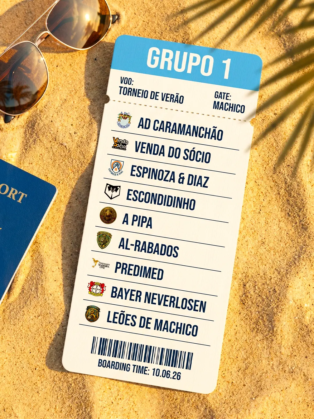 Bilhete Grupo1 | Machico Summer Tournament